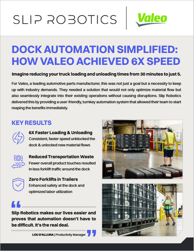 Dock Automation Simplified: How Valeo Achieved 6X Speed